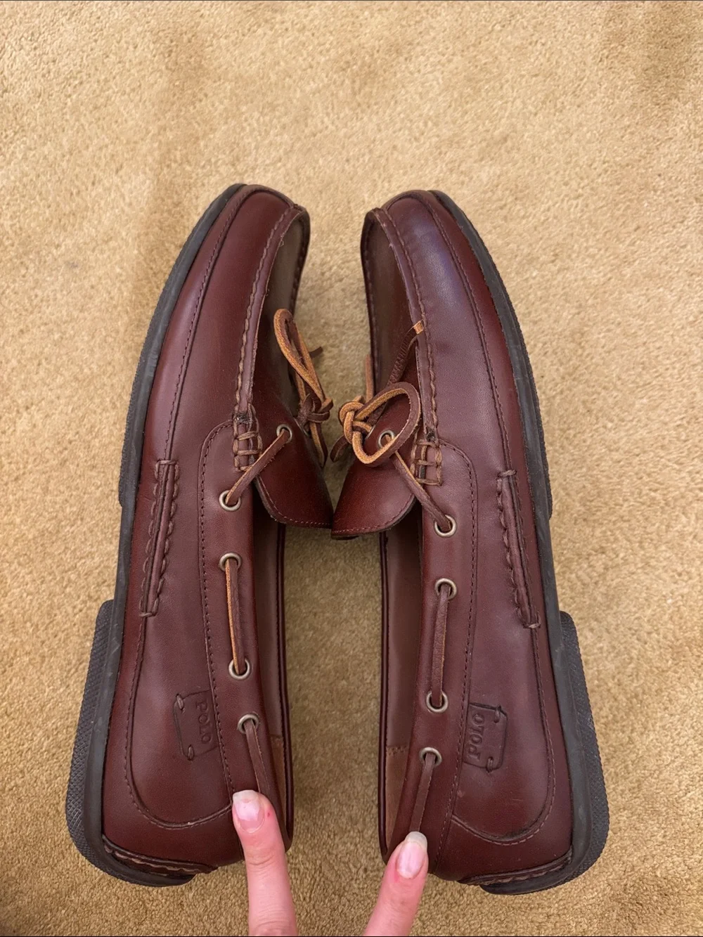 Polo Ralph Lauren Roberts leather driver